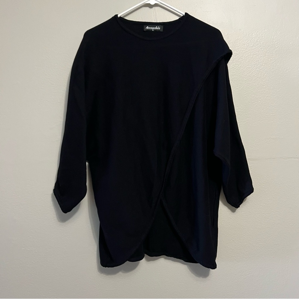 Accouchée Maternity Elegant Black Blouse